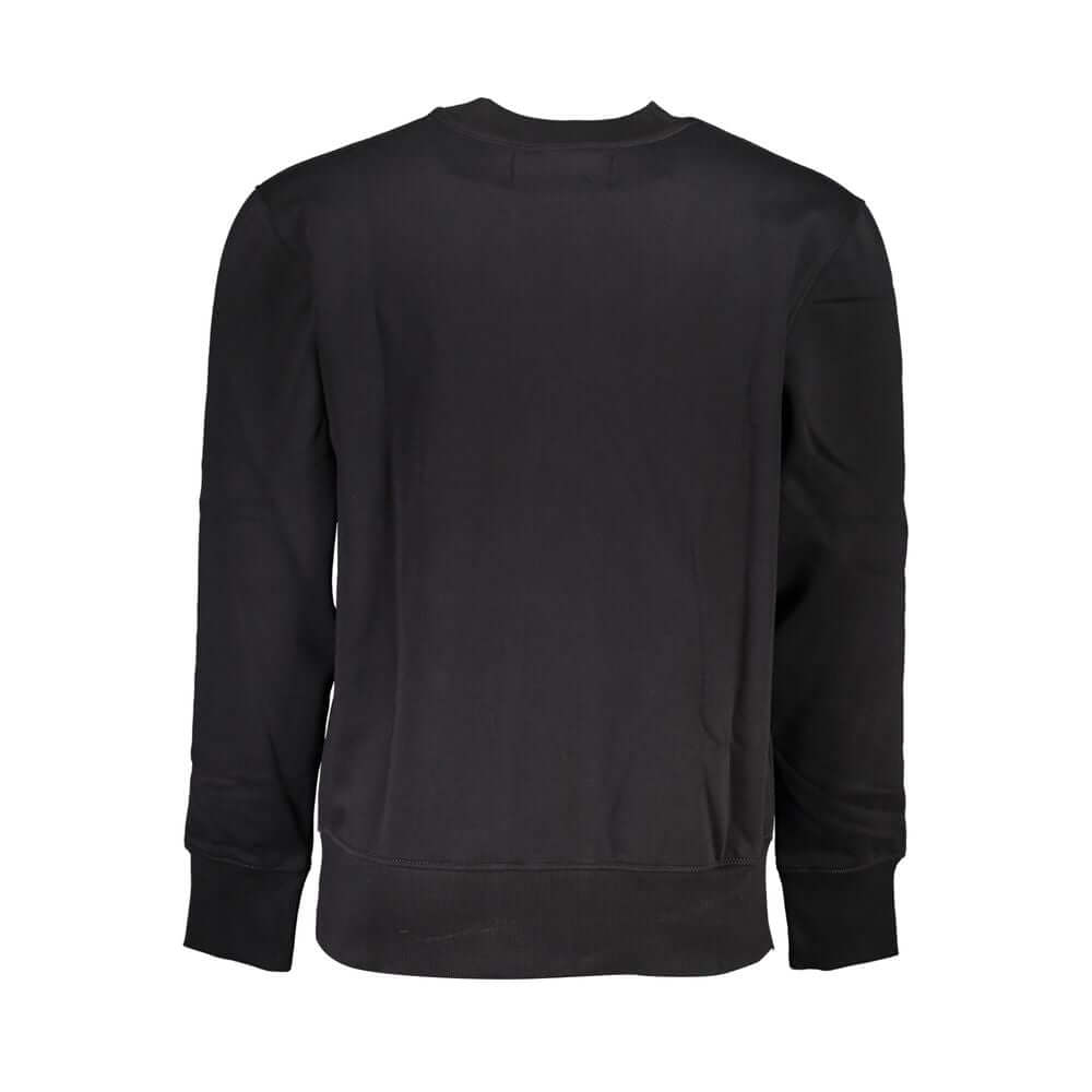 Calvin Klein Black Cotton Men Sweater $218.00 Calvin Klein Luzworld