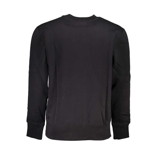 Calvin Klein Black Cotton Men Sweater $218.00 Calvin Klein Luzworld