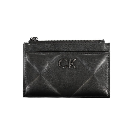 Calvin Klein Sleek Black Zip Wallet with Contrast Detailing $159.00 Calvin Klein Luzworld
