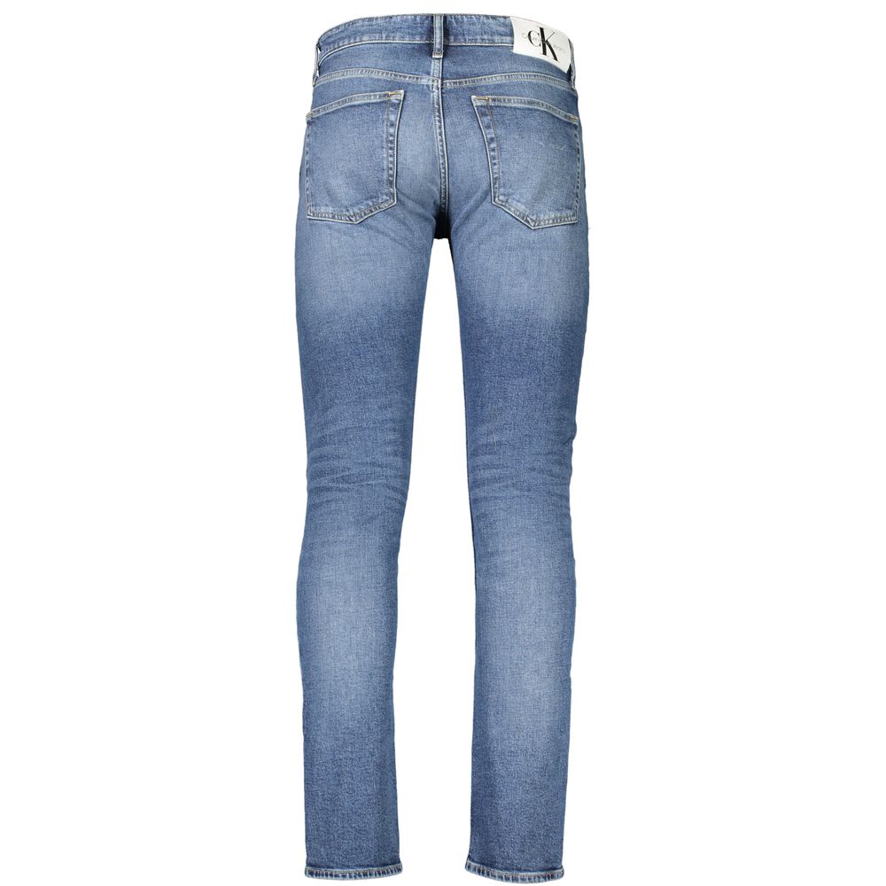 Calvin Klein Blue Cotton Men Jeans $234.00 Calvin Klein Luzworld