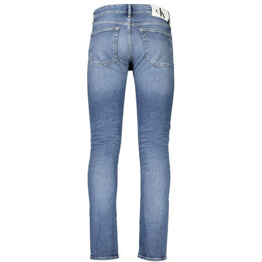 Calvin Klein Blue Cotton Men Jeans $234.00 Calvin Klein Luzworld