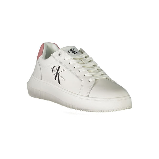 Calvin Klein White Polyester Sneaker $290.00 Calvin Klein Luzworld