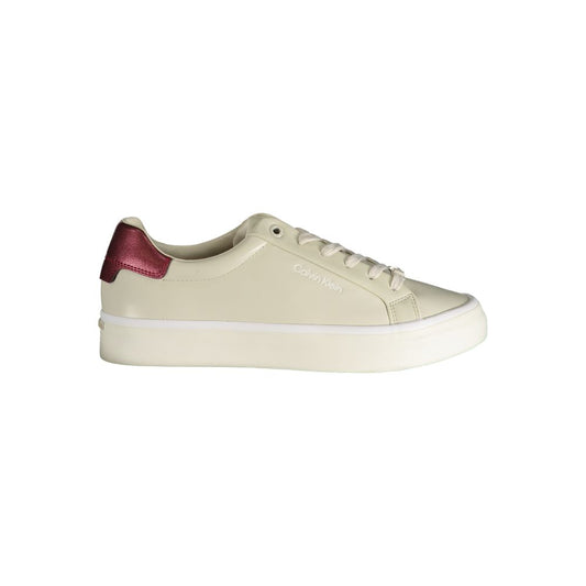 Calvin Klein Beige Polyester Sneaker $271.00 Calvin Klein Luzworld
