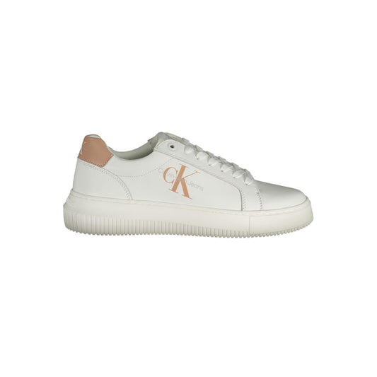 Calvin Klein White Leather Women Sneaker $290.00 Calvin Klein Luzworld