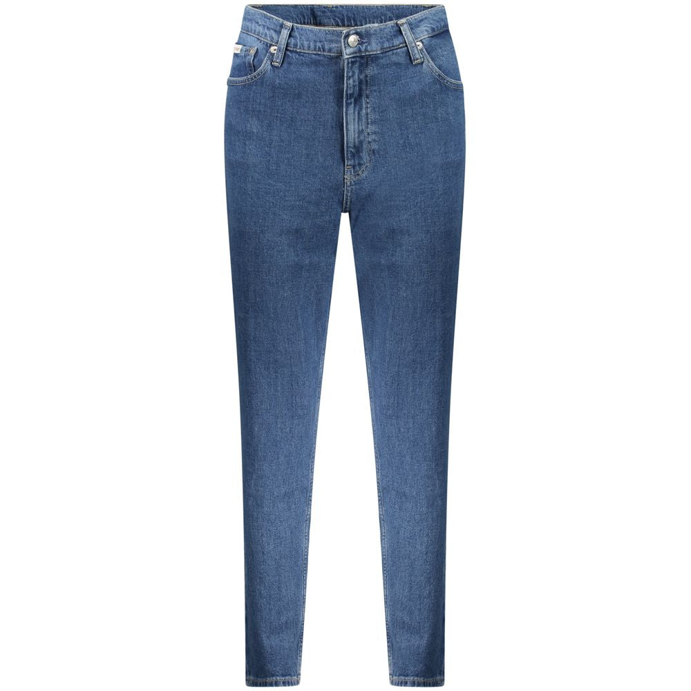 Calvin Klein Blue Cotton Women Jeans $234.00 Calvin Klein Luzworld