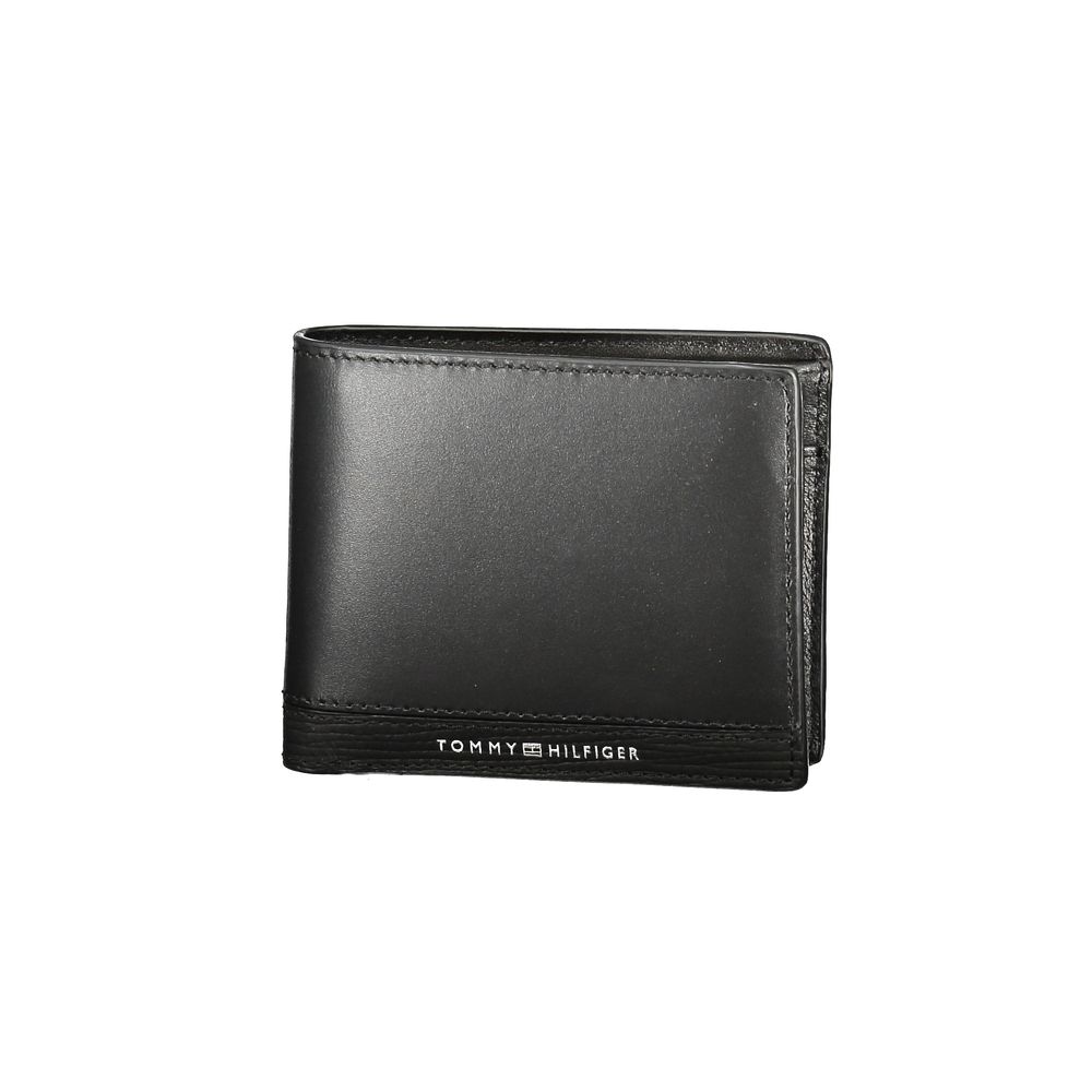 Tommy Hilfiger Black Leather Men Wallet $210.00 Tommy Hilfiger Luzworld
