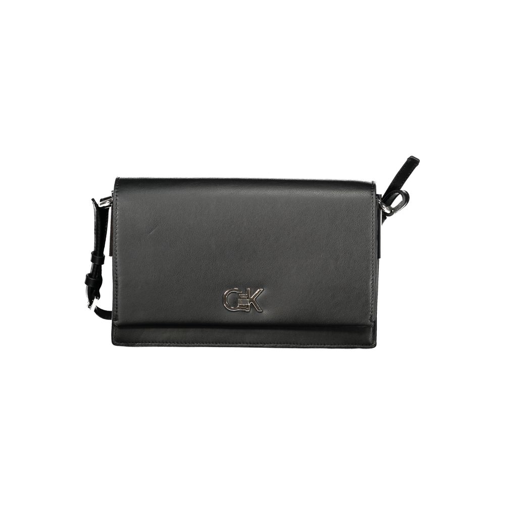 Calvin Klein Black Polyester Women Handbag $279.00 Calvin Klein Luzworld