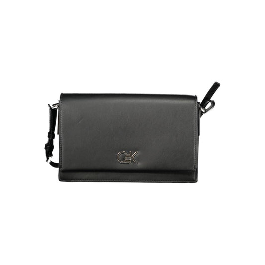 Calvin Klein Black Polyester Women Handbag $279.00 Calvin Klein Luzworld