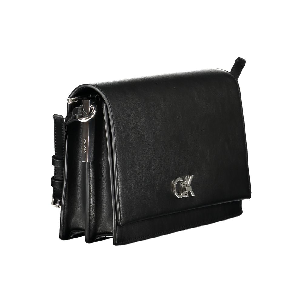 Calvin Klein Black Polyester Women Handbag $279.00 Calvin Klein Luzworld