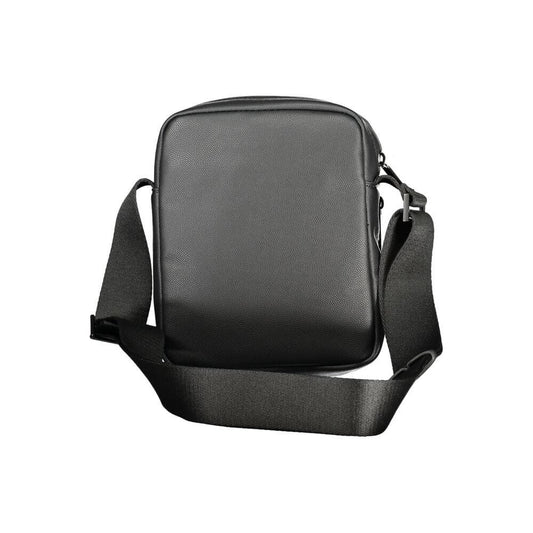 Calvin Klein Black Polyester Men Shoulder Bag $217.00 Calvin Klein Luzworld