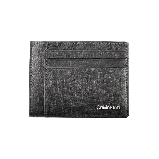 Calvin Klein Black Polyester Men Wallet $169.00 Calvin Klein Luzworld