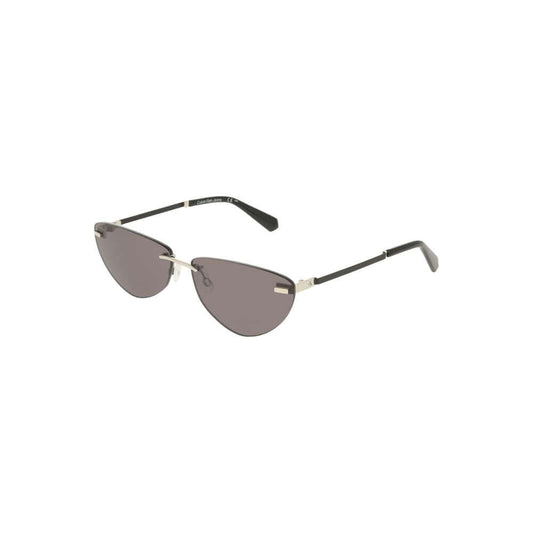 Calvin Klein Black Metal Women Sunglass $277.00 Calvin Klein Luzworld