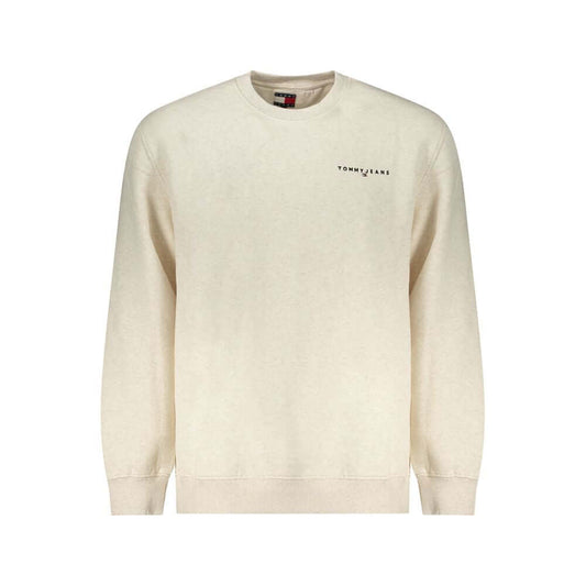 Tommy Hilfiger Beige Cotton Men Sweater $205.00 Tommy Hilfiger Luzworld