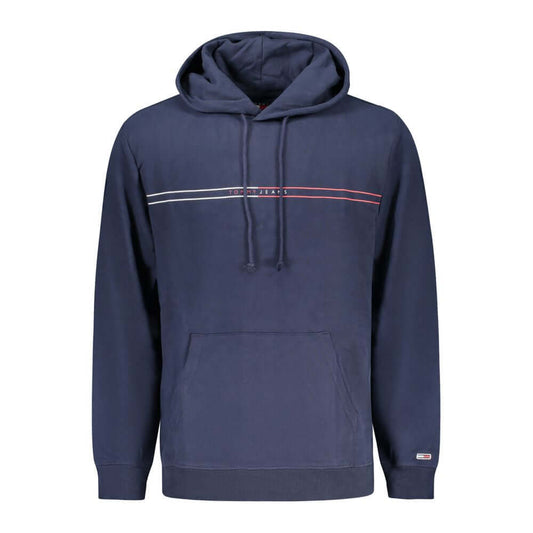 Tommy Hilfiger Blue Cotton Men Sweater $221.00 Tommy Hilfiger Luzworld