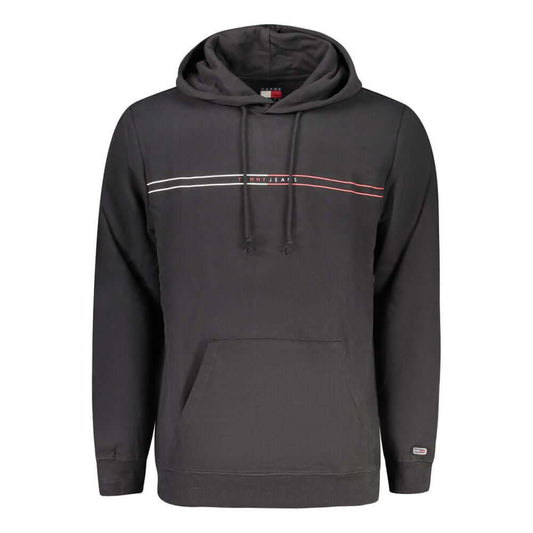 Tommy Hilfiger Black Cotton Men Sweater $221.00 Tommy Hilfiger Luzworld
