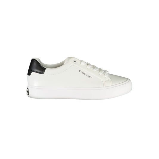 Calvin Klein White Polyester Sneaker $271.00 Calvin Klein Luzworld