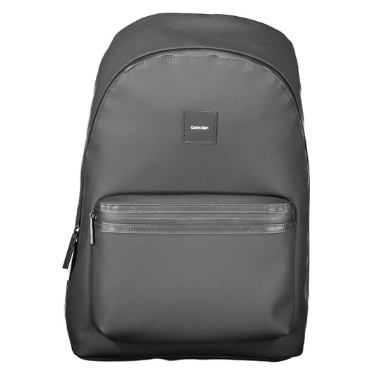 Calvin Klein Black Polyester Men Backpack $262.00 Calvin Klein Luzworld