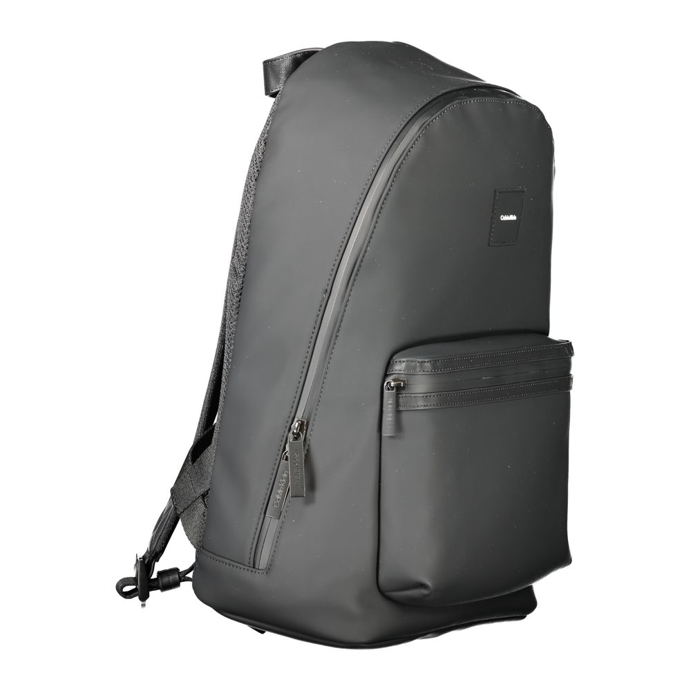 Calvin Klein Black Polyester Men Backpack $262.00 Calvin Klein Luzworld