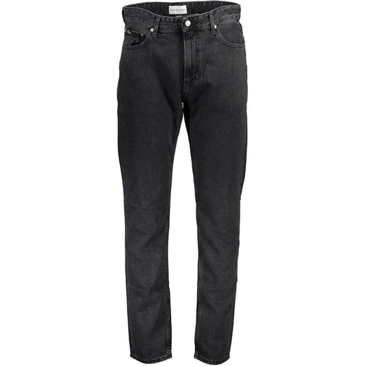 Calvin Klein Black Cotton Men Jeans $265.00 Calvin Klein Luzworld