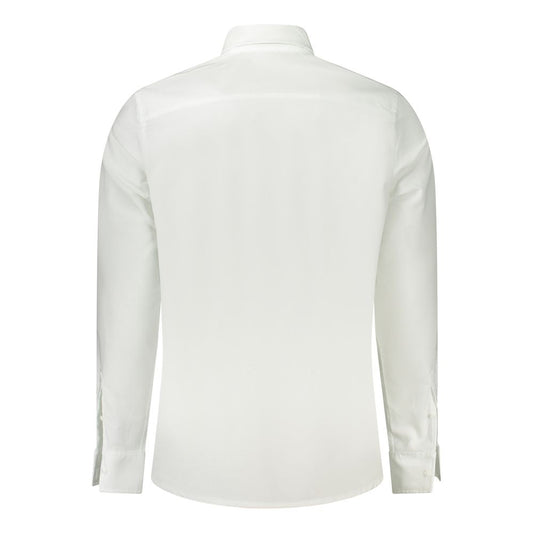 Calvin Klein White Cotton Men Shirt $218.00 Calvin Klein Luzworld