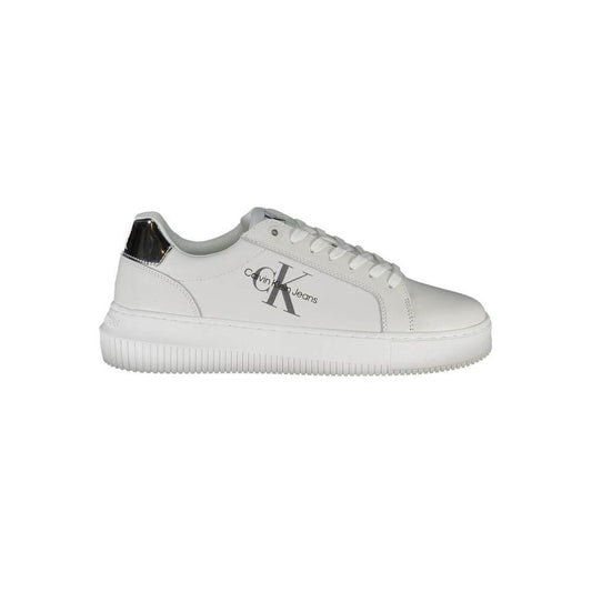 Calvin Klein White Polyester Sneaker $289.00 Calvin Klein Luzworld