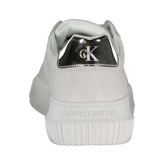 Calvin Klein White Polyester Sneaker $289.00 Calvin Klein Luzworld