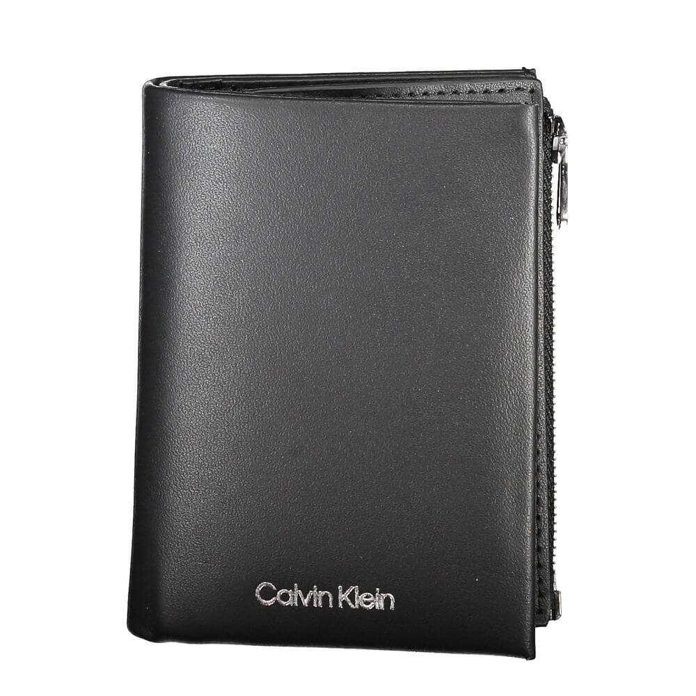 Calvin Klein Black Leather Men Wallet $200.00 Calvin Klein Luzworld