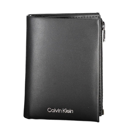 Calvin Klein Black Leather Men Wallet $200.00 Calvin Klein Luzworld
