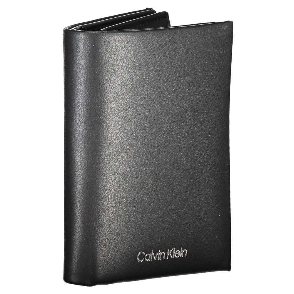 Calvin Klein Black Leather Men Wallet $200.00 Calvin Klein Luzworld
