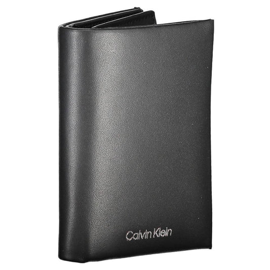 Calvin Klein Black Leather Men Wallet $200.00 Calvin Klein Luzworld