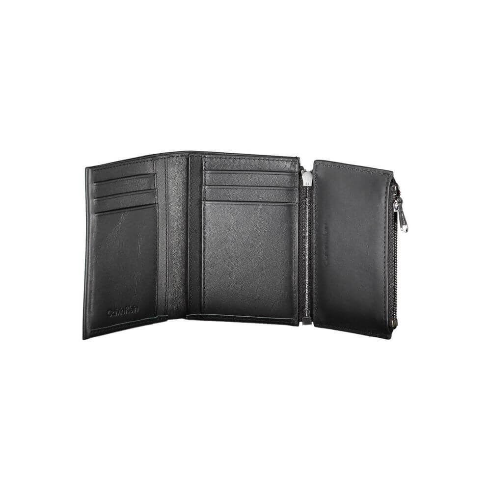 Calvin Klein Black Leather Men Wallet $200.00 Calvin Klein Luzworld