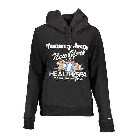 Tommy Hilfiger Black Cotton Women Sweater $250.00 Tommy Hilfiger Luzworld