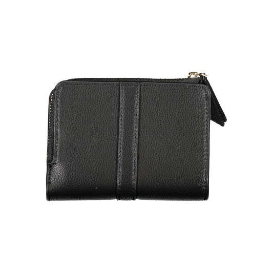 Tommy Hilfiger Sleek Black Zip Wallet with Coin Purse $198.00 Tommy Hilfiger Luzworld