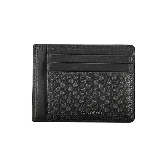 Calvin Klein Sleek Black Leather Coin Purse with Card Holder $177.00 Calvin Klein Luzworld