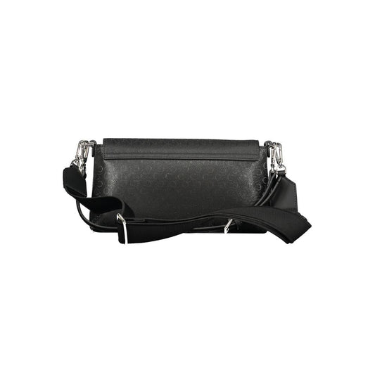 Calvin Klein Black Polyester Women Handbag $279.00 Calvin Klein Luzworld