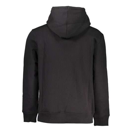 Calvin Klein Black Cotton Men's Sweater Hoodie $234.00 Calvin Klein Luzworld