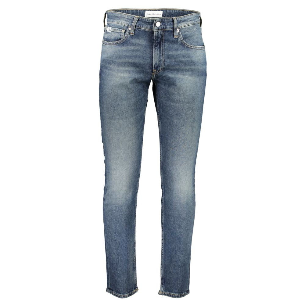 Calvin Klein Blue Cotton Men Jeans $234.00 Calvin Klein Luzworld