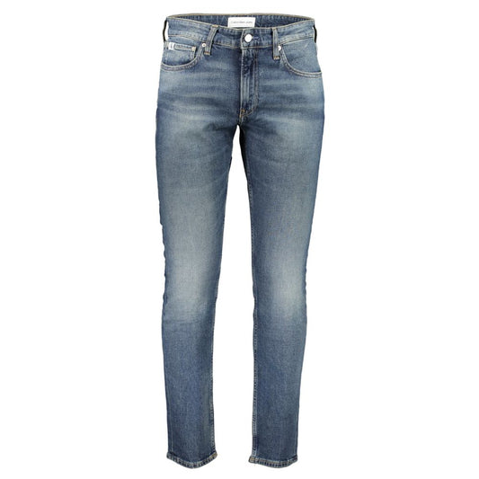 Calvin Klein Blue Cotton Men Jeans $234.00 Calvin Klein Luzworld