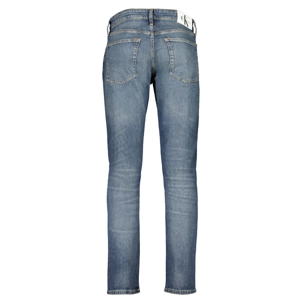 Calvin Klein Blue Cotton Men Jeans $234.00 Calvin Klein Luzworld