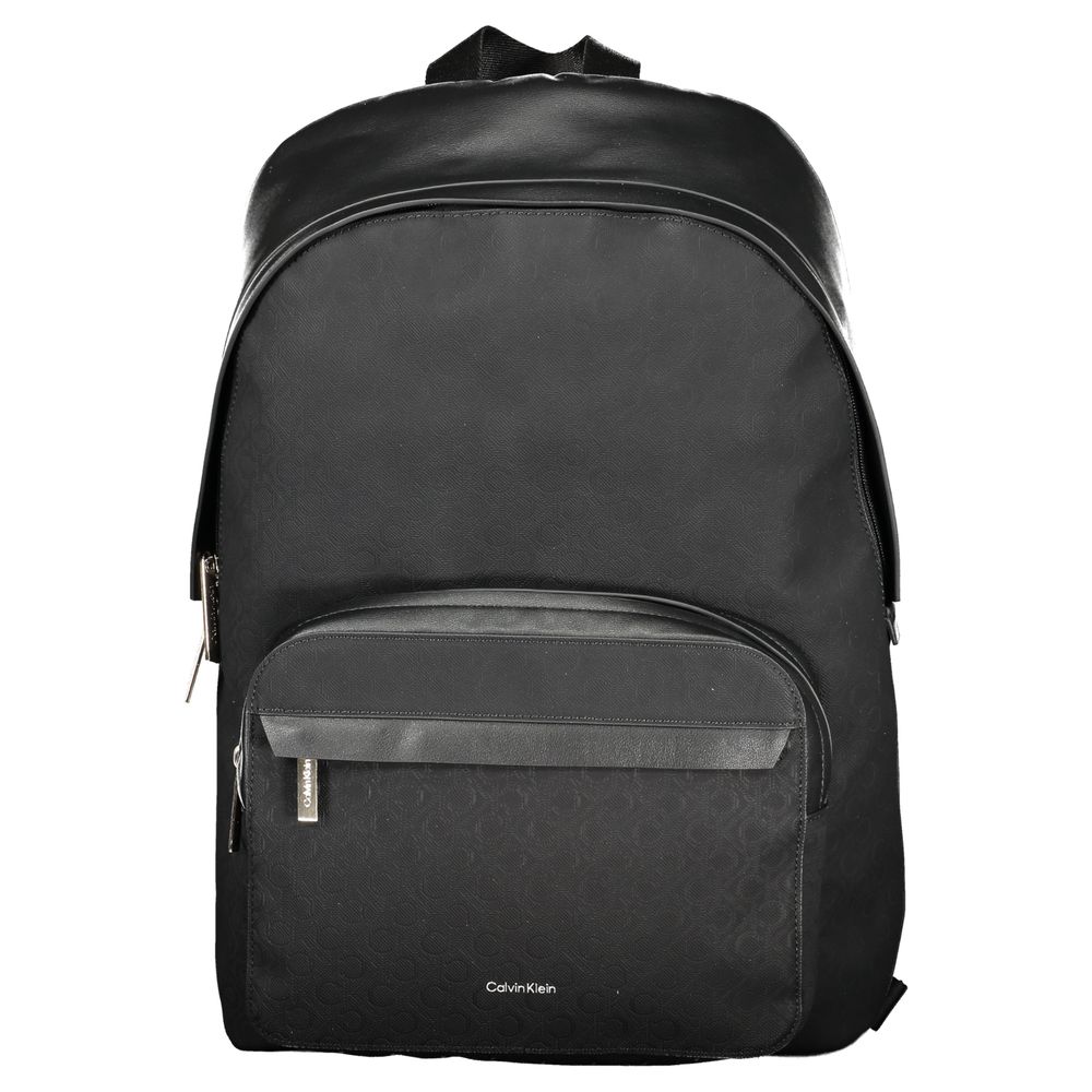 Calvin Klein Black Polyester Men Backpack $294.00 Calvin Klein Luzworld