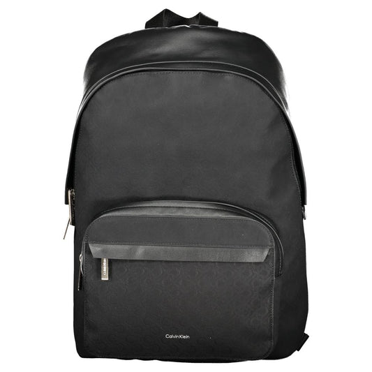 Calvin Klein Black Polyester Men Backpack $294.00 Calvin Klein Luzworld