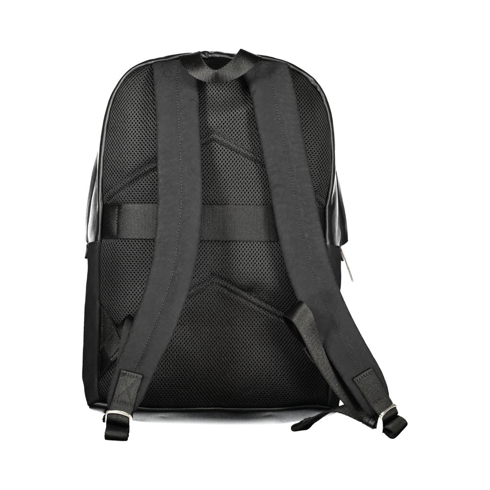 Calvin Klein Black Polyester Men Backpack $294.00 Calvin Klein Luzworld