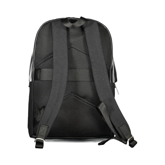 Calvin Klein Black Polyester Men Backpack $294.00 Calvin Klein Luzworld