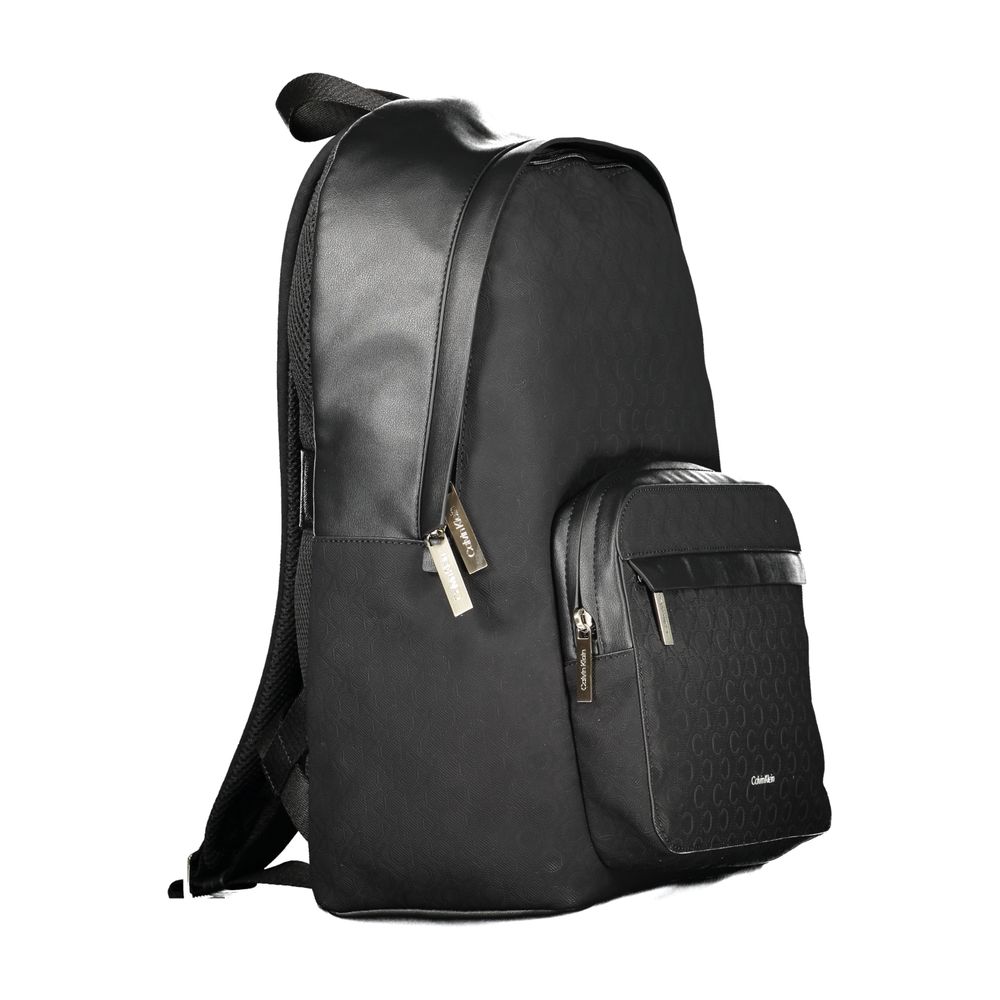 Calvin Klein Black Polyester Men Backpack $294.00 Calvin Klein Luzworld