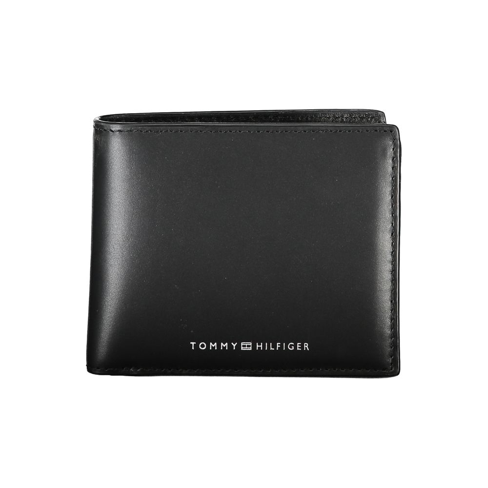 Tommy Hilfiger Sleek Black Leather Wallet for the Modern Man $214.00 Tommy Hilfiger Luzworld