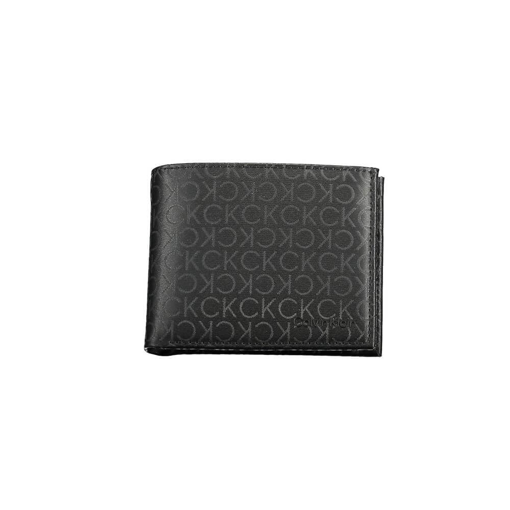 Calvin Klein Black Polyester Men Wallet $193.00 Calvin Klein Luzworld