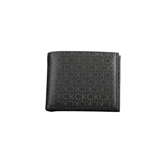Calvin Klein Black Polyester Men Wallet $193.00 Calvin Klein Luzworld