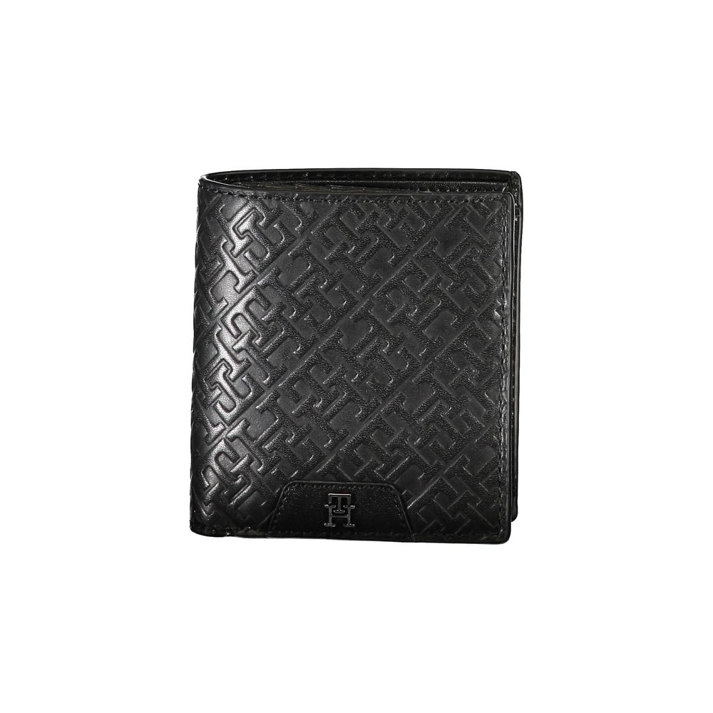 Tommy Hilfiger Sleek Black Leather Dual-Compartment Wallet $198.00 Tommy Hilfiger Luzworld