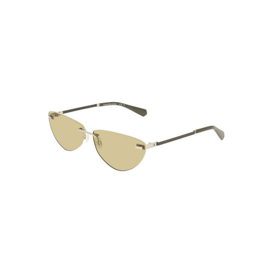 Calvin Klein Green Metal Women Sunglass $277.00 Calvin Klein Luzworld