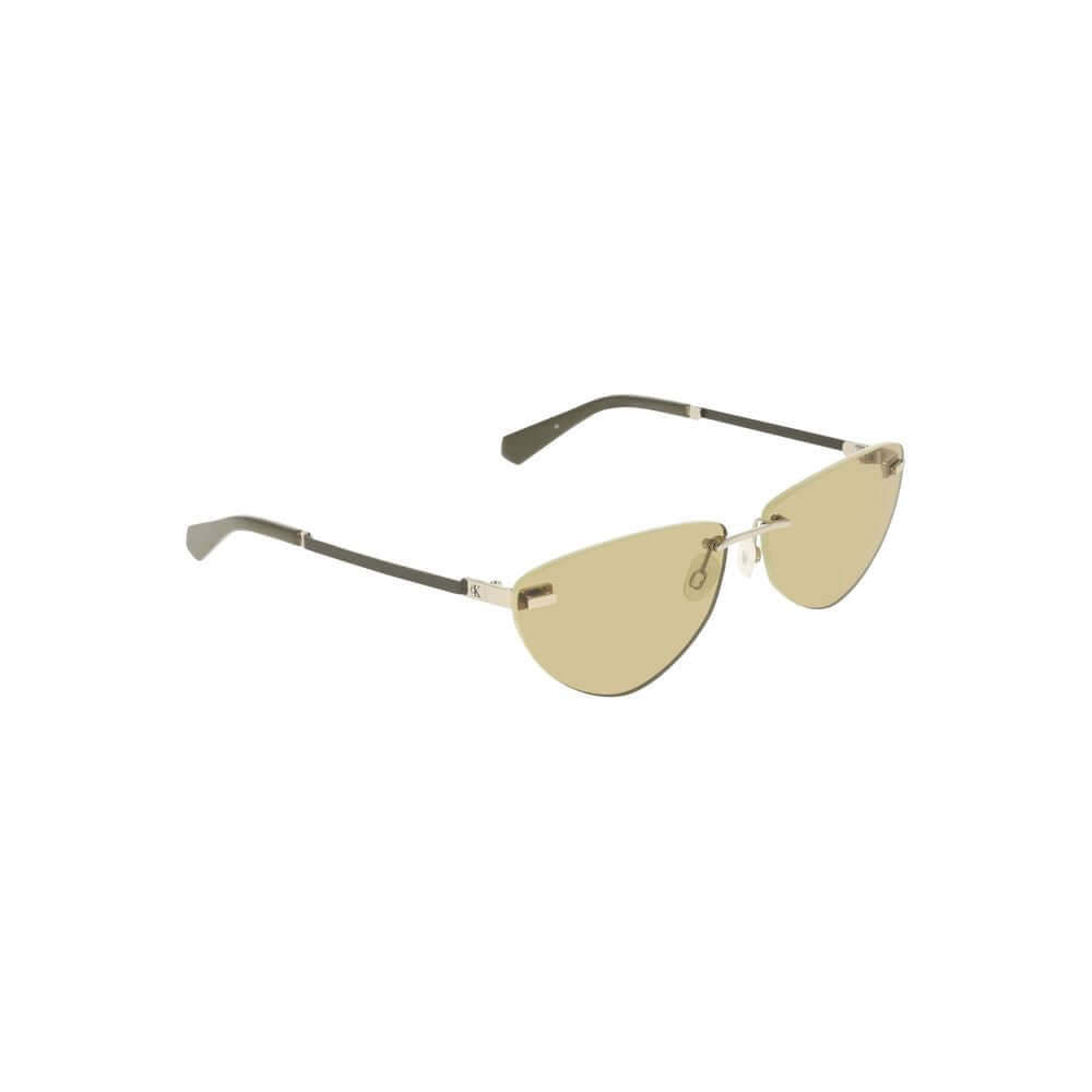 Calvin Klein Green Metal Women Sunglass $277.00 Calvin Klein Luzworld